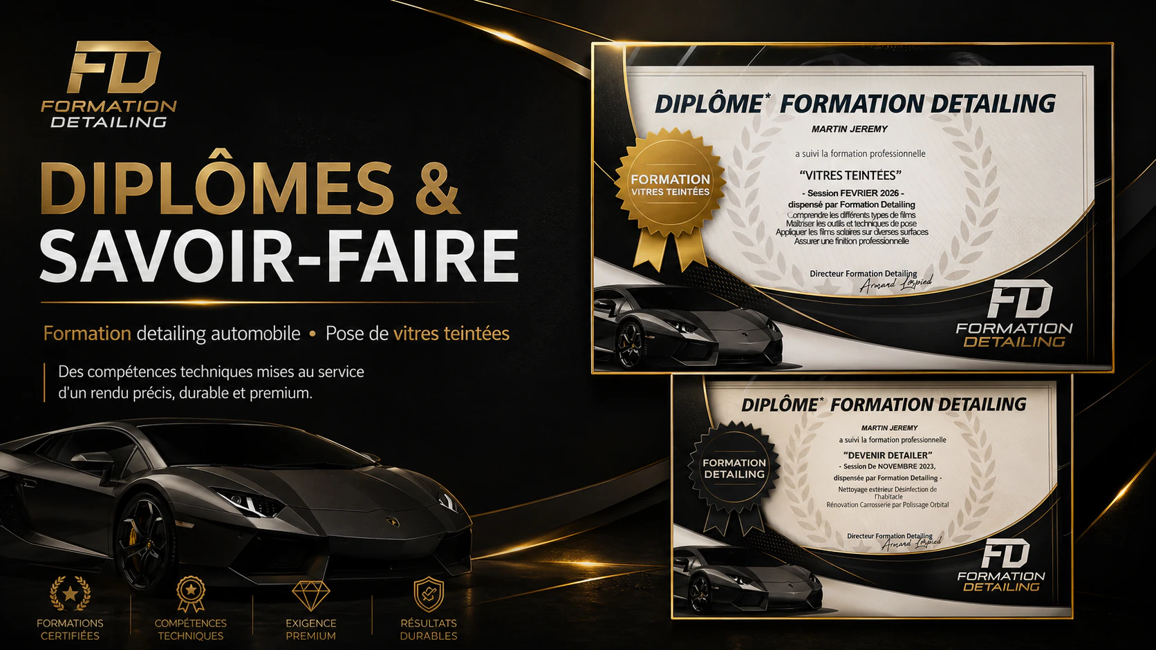 Formation detailing automobile - Jérémy Martin